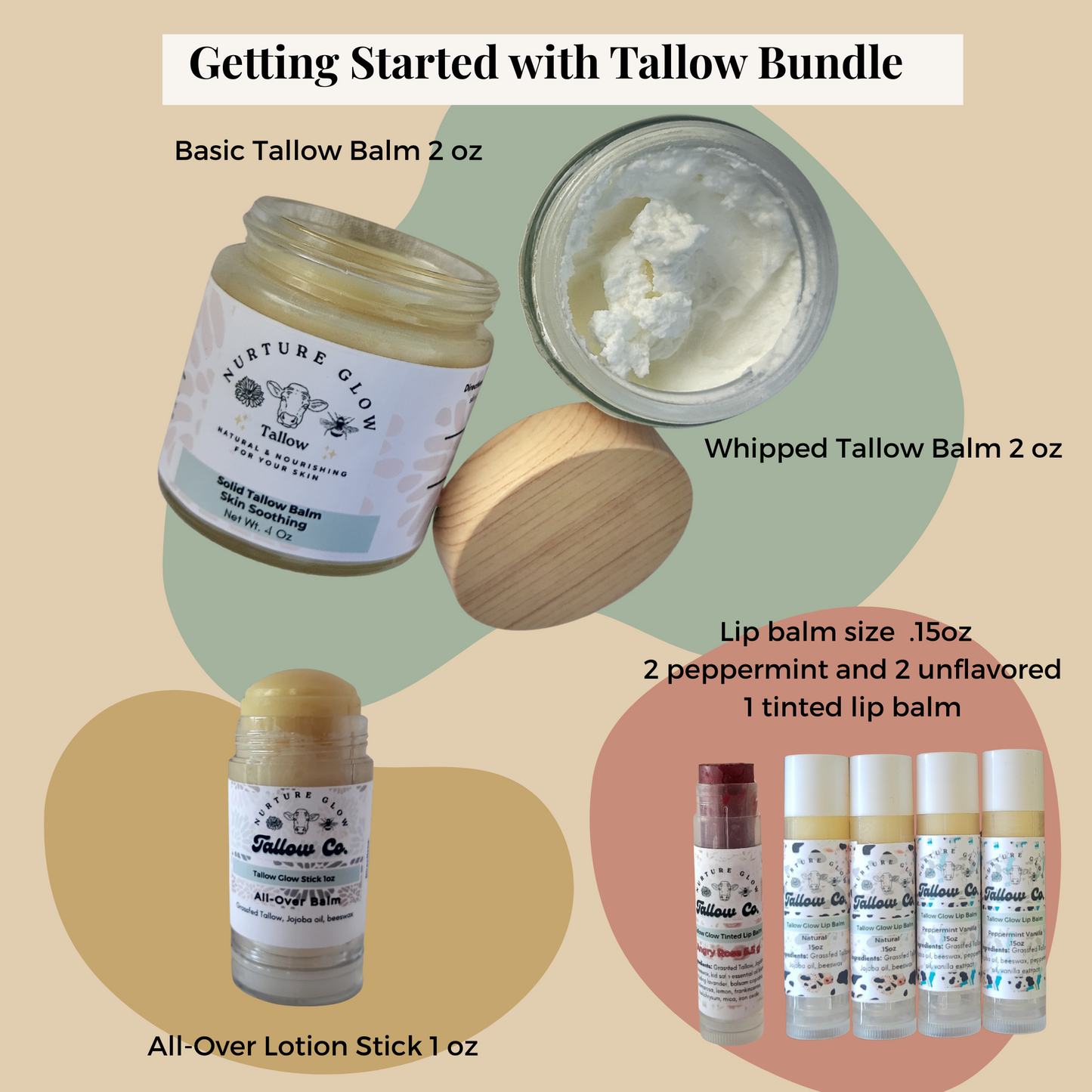 Getting Started Tallow Skincare Bundle
