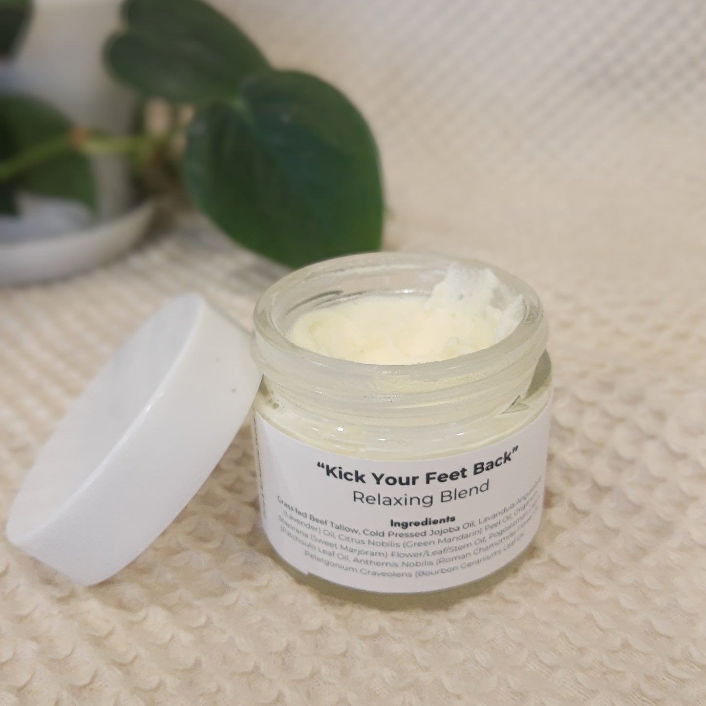 Kick Your Feet Back Whipped Tallow Balm with Relaxing Essential Oils