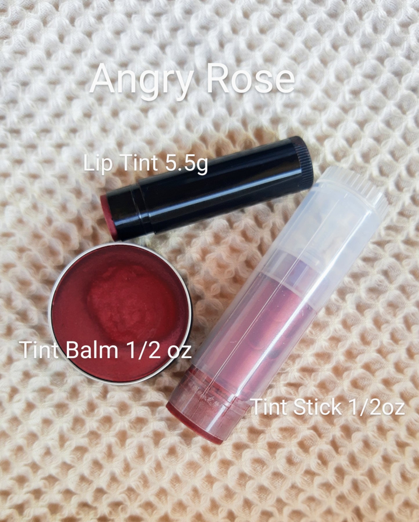 Tallow Glow Skin Tint Balm- Angry Rose Blush
