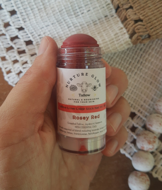 🌹 Rosey Red Cheek & Lip Tint Stick