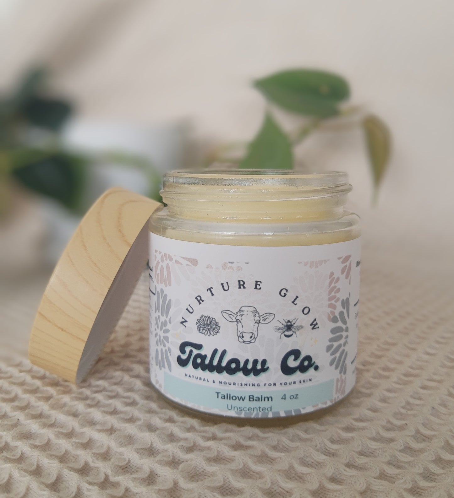 Soothe & Nourish Solid Unscented Tallow Balm