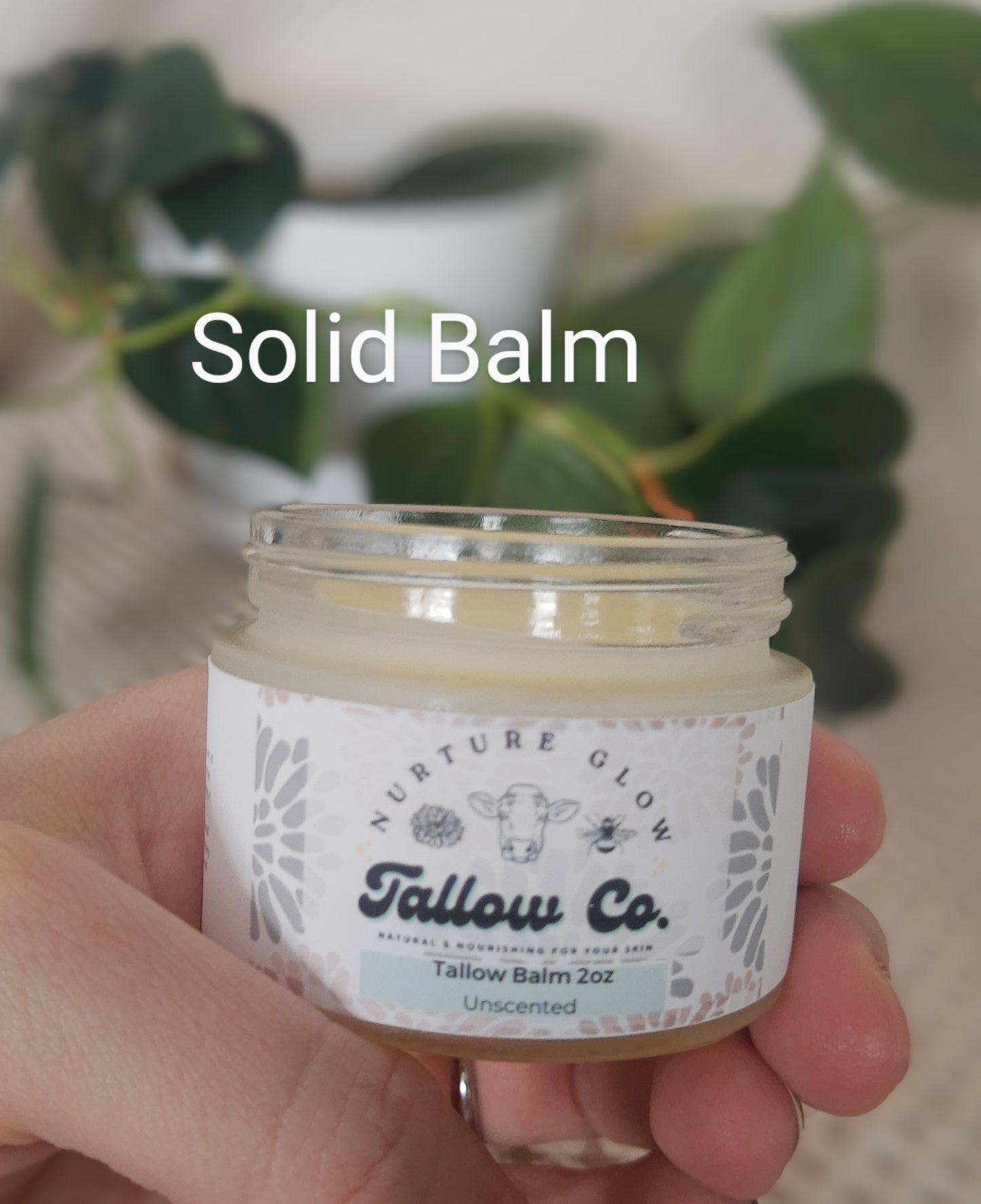 Soothe & Nourish Solid Unscented Tallow Balm