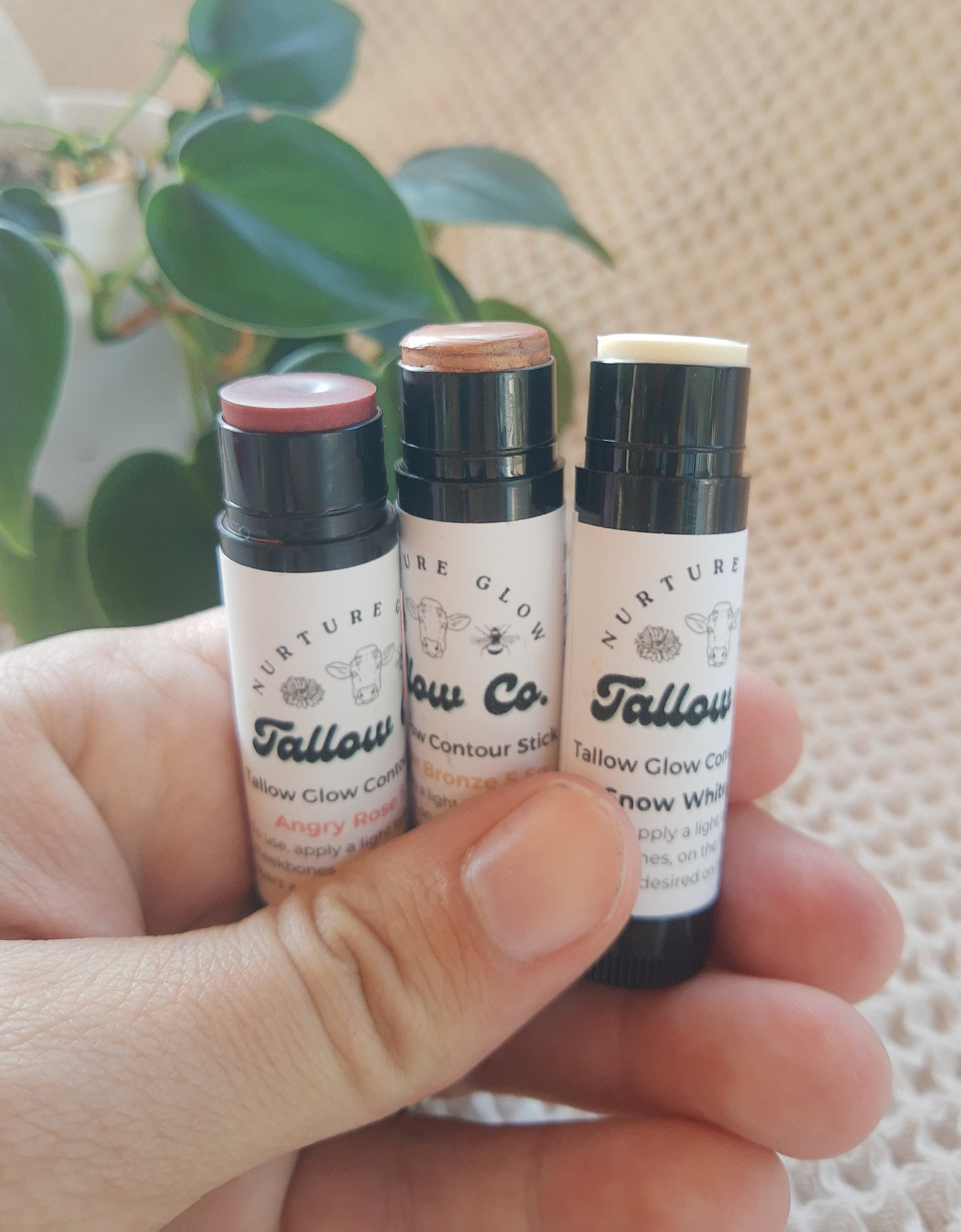 Mini Tinted Tallow Cheek/Lip Tint Balm 3 pack .15oz