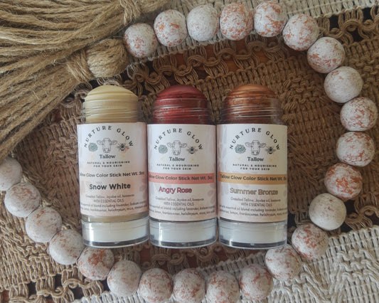Original Glow Trio — Tallow Skin Tint Sticks (3-Pack)