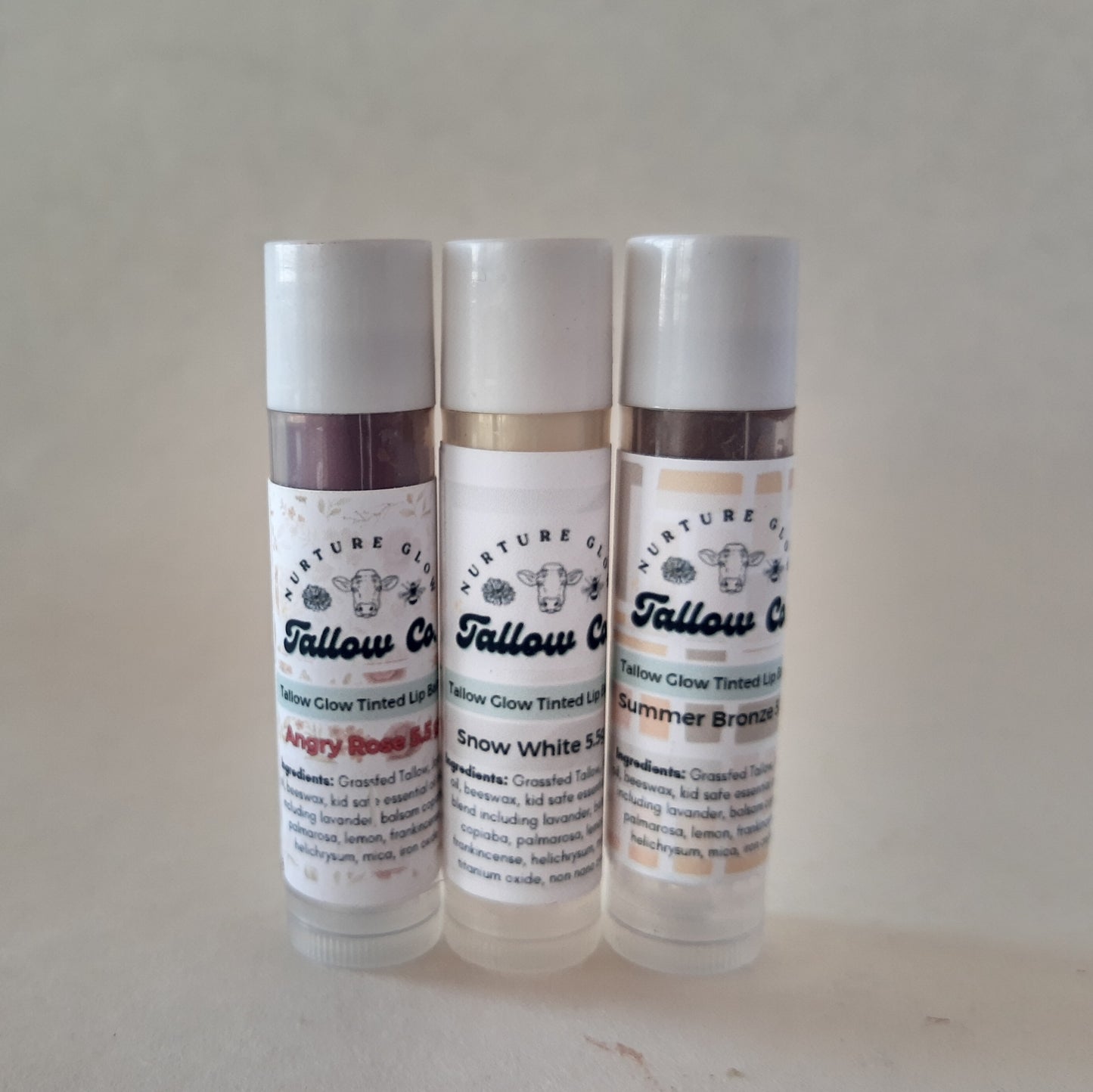 Mini Tinted Tallow Cheek/Lip Tint Balm 3 pack .15oz